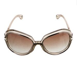Reed Krakoff Oversized Gradient Stylish Beige Sunglasses